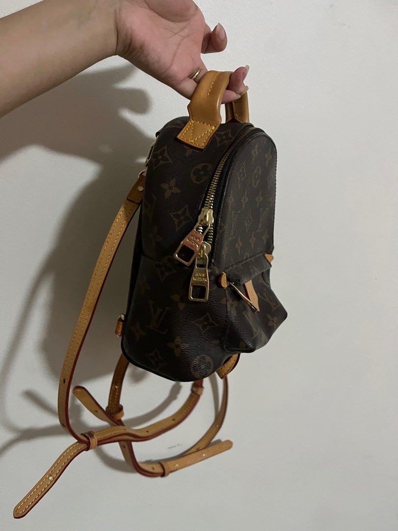 Louis Vuitton Palm Spring Mini Two Way Bag (Category: Luxury Bags & Wallets) located in Manila. Submitted by kimmygarcia (Listing ID 1345021880, Image 2). Description: - good as new - with cards - with code .