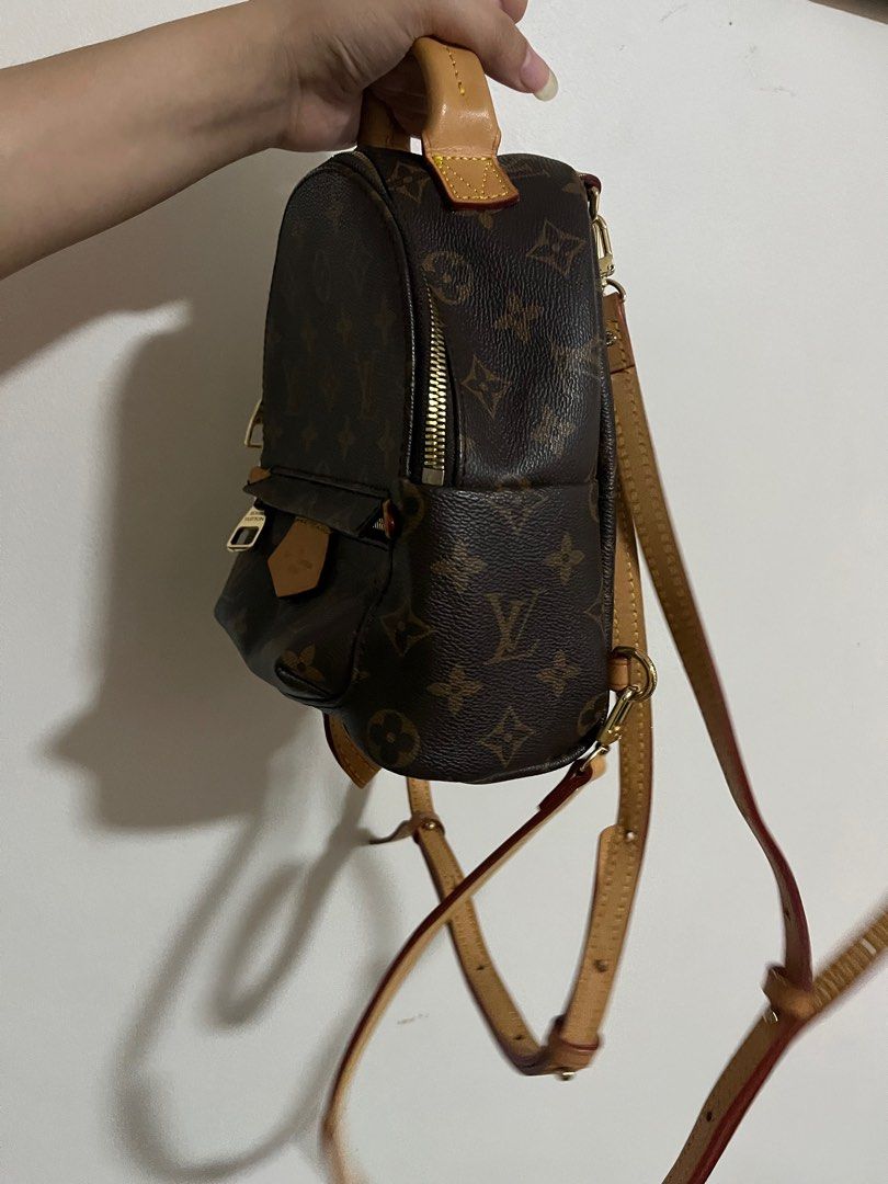 Louis Vuitton Palm Spring Mini Two Way Bag (Category: Luxury Bags & Wallets) located in Manila. Submitted by kimmygarcia (Listing ID 1345021880, Image 3). Description: - good as new - with cards - with code .