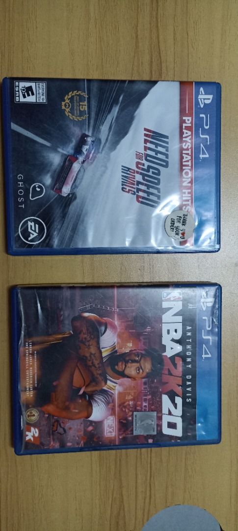 NFS RIVALS & NBA 2K20 AS PACK (Category: PlayStation) located in Navotas City. Submitted by chan1831 (Listing ID 1344958981, Image 2). Description: Ilang beses lang nagamit NFS Bought 2k25 kaya benta na 2k20 NEGOTIABLE Pwede din trade.