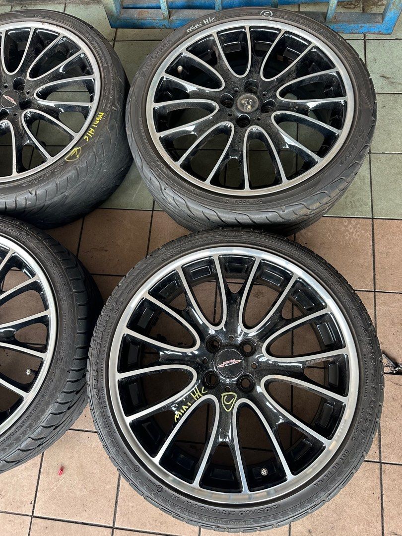 Original JCW sport rim 18 inch pcd 100 4 hole mini cooper r56 r55 r53 ...