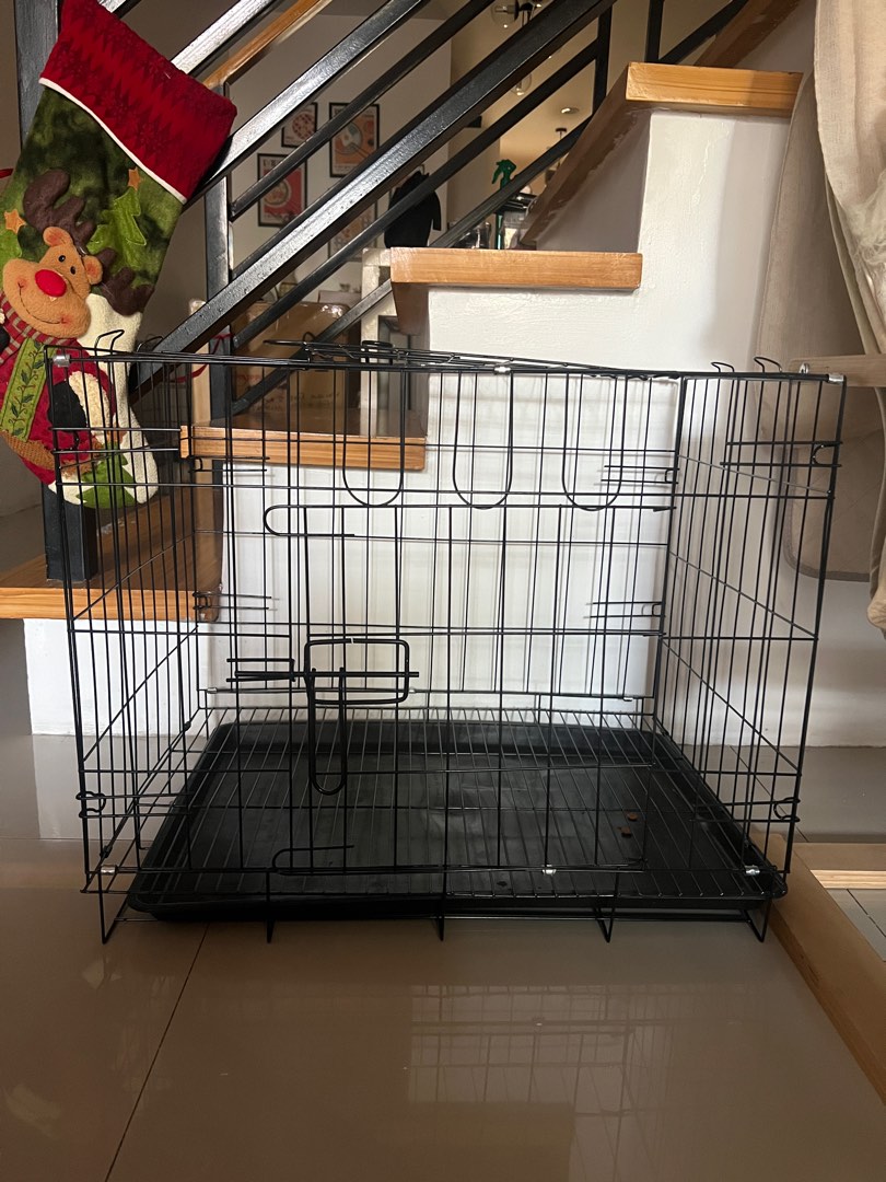 Pet Cage with Poop Tray, Pet Supplies, Homes & Other Pet Accessories on ...