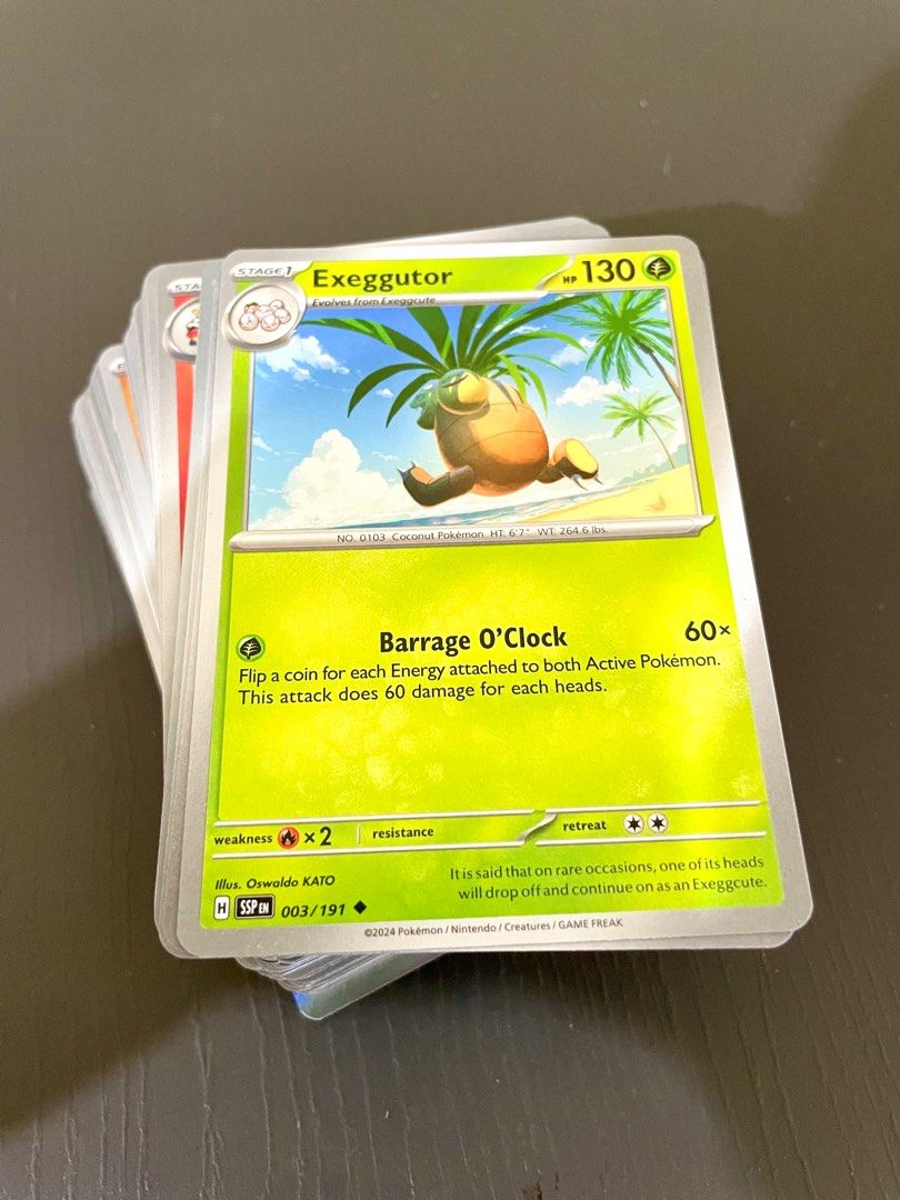 Pokemon Random SSP, OBF, PAF, Common, Uncommon, Rare, and Reverse Holo (Category: Raw Singles) located in Makati City. Submitted by funkyfindsinc (Listing ID 1344978065, Image 1). Description: 100 cards MOP: GCash, BPI, Maya MOD: Lalamove, Grab, J&T Pin: Walter Mart Arnaiz Avenue Makati City Meetup: One Ayala Glorietta Greenbelt Walter Mart Makati.