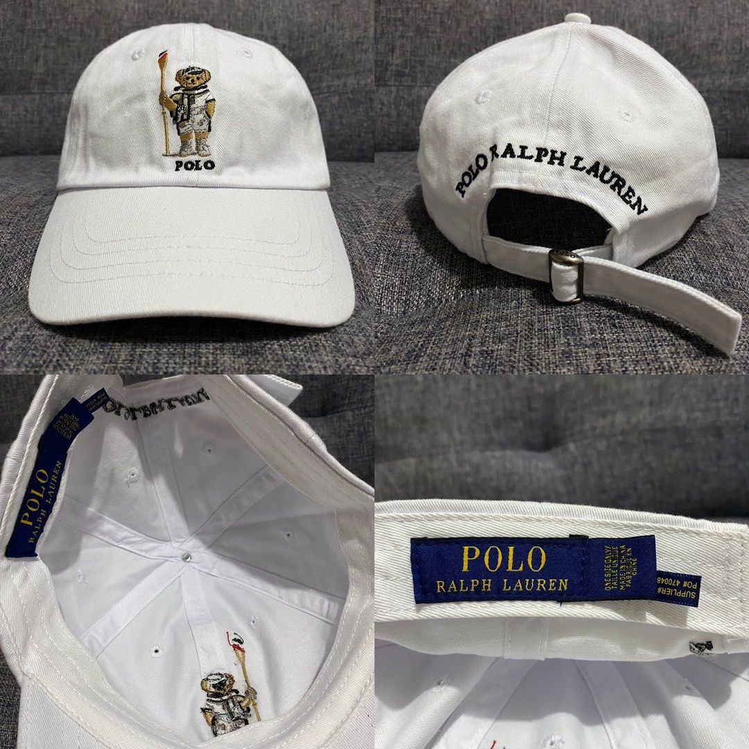 White polo dad hat 2025