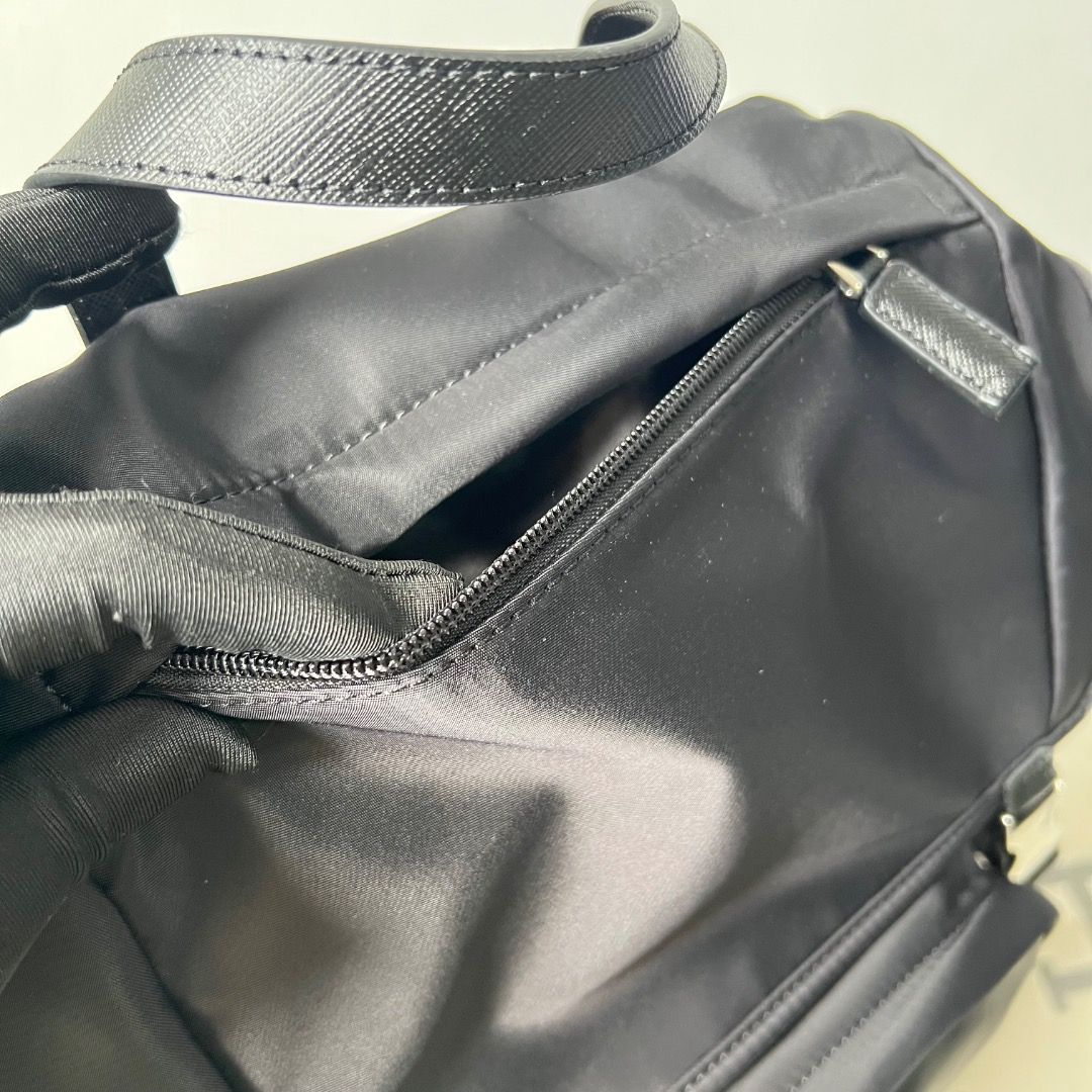 Prada Nylon Backpack 2VZ135 (Category: Luxury Bags & Wallets) located in Antipolo. Submitted by chanchimj (Listing ID 1334478012, Image 2). Description: Prada Tessuto Nylon backpack Whether it is for travel or fitness, men's backpacks must be handsome and trendy😎As a commuter match and daily outing, the backpack not only improves the appearance but also has a lot of storage👍 Size: 45x27x17cm Model: 2VZ135.