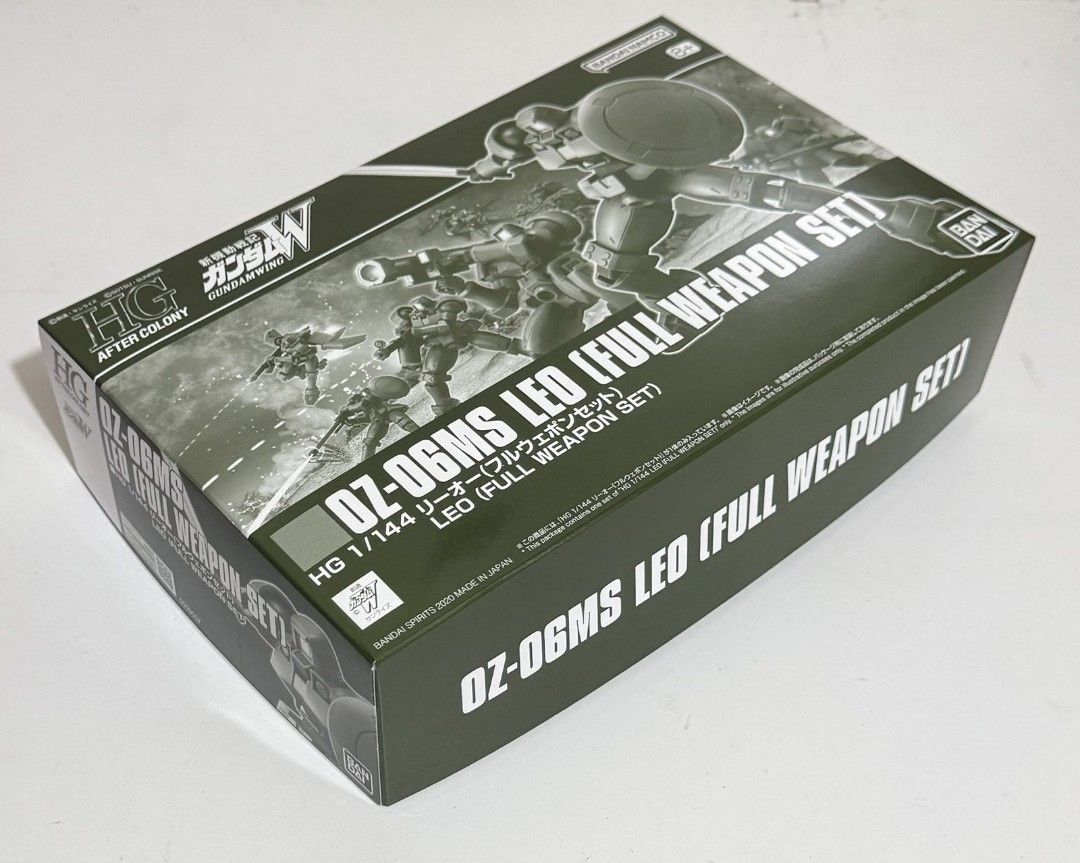 Ptemium Bandai HG 1/144 Leo (Full Weapon Set) (Category: Gundam & Model Kits) located in Quezon City. Submitted by gwiyaoming (Listing ID 1344958602, Image 2). Description: Ptemium Bandai HG 1/144 Leo (Full Weapon Set) Onhand stock Brandnew Sealed runners Complete parts Meetup/Pickup/Shipping.