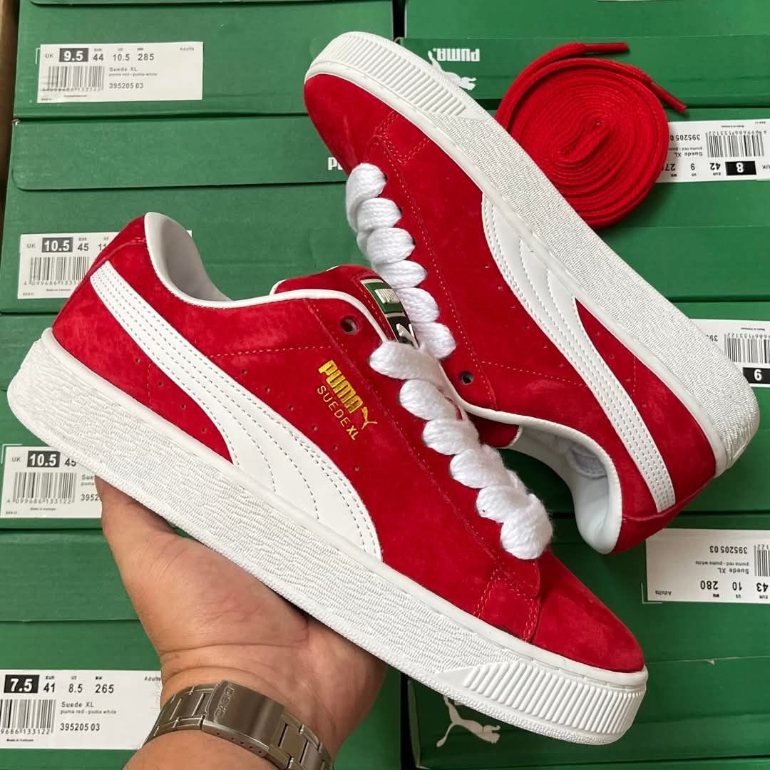 Puma Suede XL ❤ (Category: Sneakers) located in Manila. Submitted by johnricoma60523 (Listing ID 1344987955, Image 1). Description: Available now🔥 How to order!? Just pm for more details ❗🛒 _actual photo _Ur order COD, VIA LALAMOVE within METRO MANILA _LBC or J&T _GCASH.