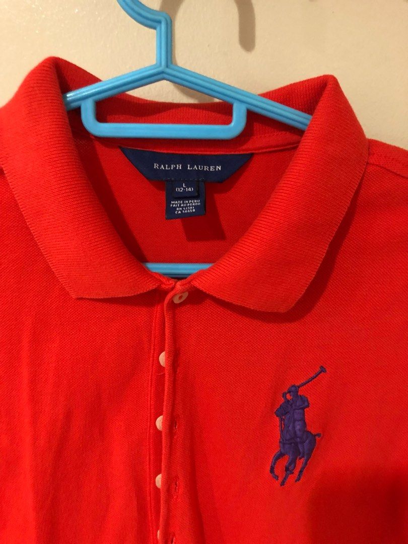 Ralph Lauren Orange Dress (Category: Dresses) located in Quezon City. Submitted by bel_15 (Listing ID 1345062326, Image 2). Description: Like new Worn twice Size 12-14 on tag but can fit xs.