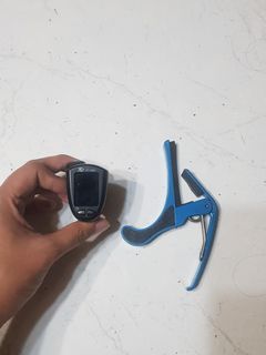 RJ Guitar Tuner with free capo