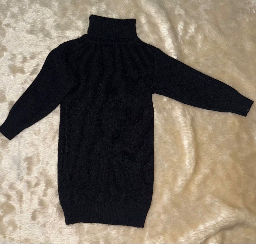 Shein black turtleneck dress (Category: Babies & Kids Fashion) located in Marikina City. Submitted by clariesplace (Listing ID 1345094268, Image 1). Description: 2-4y.
