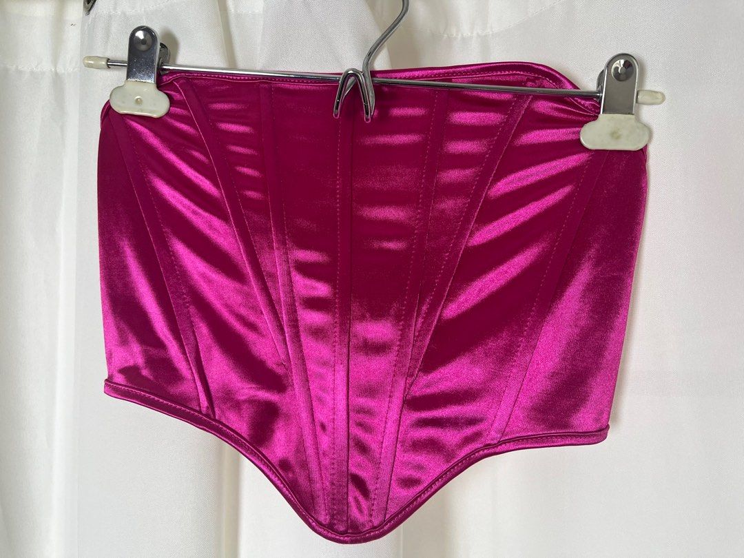 SHEIN Hot Pink Ribbed Corset Top (Category: Others Tops) located in Quezon City. Submitted by bbycherie_ (Listing ID 1344972798, Image 1). Description: ୨ৎ in excellent used condition ୨ৎ small on tag ୨ৎ fixed price RFS: Decluttering ୨ৎ Delivery via Grab, Lalamove, or Gogoexpress (for provincial areas) Mode Of Payment: Gcash and BPI Transfer ୨ৎ Strictly payment first policy to avoid bogus buyers. Send DM for more info and pictures! 💌 .