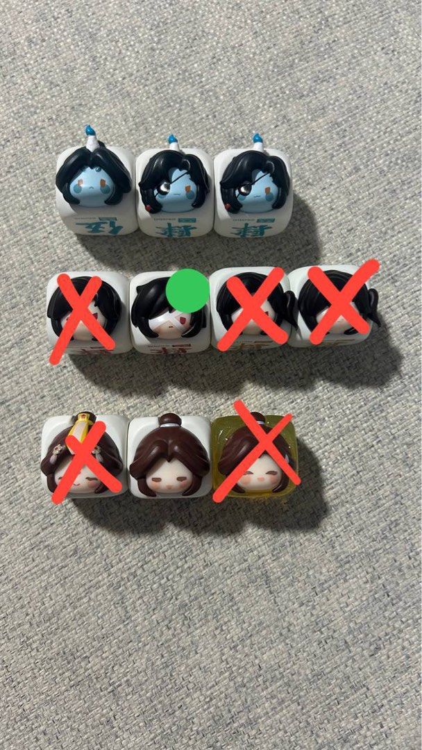TGCF Dice 天官赐福玲珑骰子糖果粒, Hobbies & Toys TGCF Dice 天官赐福玲珑骰子糖果粒, Hobbies & Toys