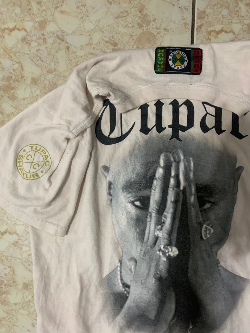 TUPAC SHAKUR CROSS COLOUR VINTAGE Y2K E RAPPER SNOOP DOGG EMINEM WUTANG ...