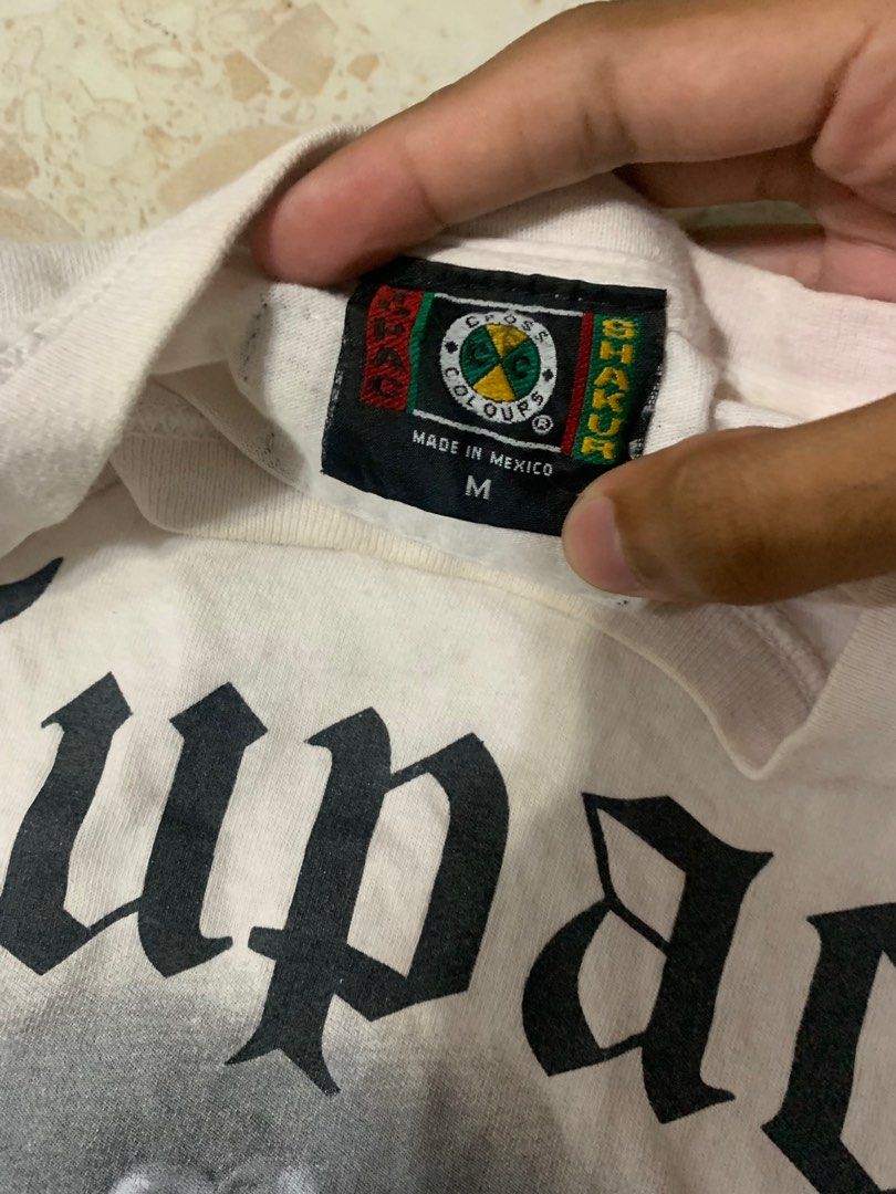 TUPAC SHAKUR CROSS COLOUR VINTAGE Y2K E RAPPER SNOOP DOGG EMINEM WUTANG ...