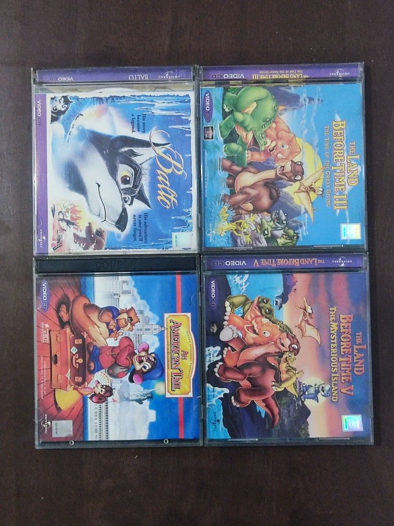 [VCD] 10PCS Assorted Animated Movies (Category: CDs & DVDs) located in Quezon City. Submitted by rong.closet (Listing ID 1344962915, Image 2). Description: For Take All 📌 Location: Quezon Ave, QC - Original VCDs from various studios (Universal, Dreamworks, etc.) - Case and CD intact and complete - Unsure if they work - Been in stock for a long time - Buy at your own risk.
