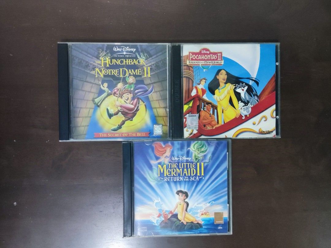 [VCD] 12 pcs. Assorted Disney Animated Movies, Hobbies & Toys, Music ...