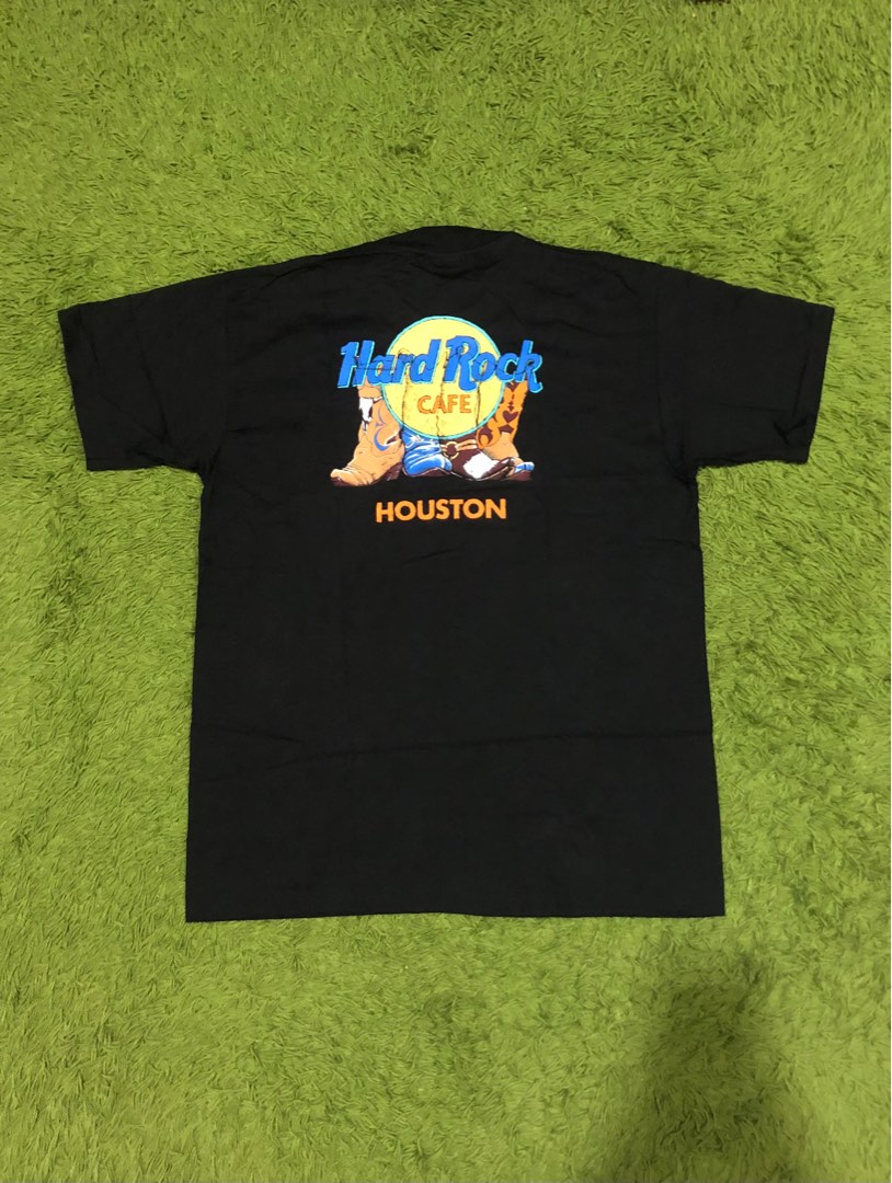 HARD ROCK CAFE Hard Rock Cafe Advertising T-shirt Men's M size cotton white type Vintage Second Hand