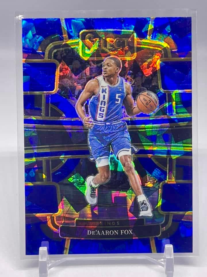 2023-24 Select Daaron Fox #49 Concourse Blue Cracked Ice (Category: Raw Singles) located in Quezon City. Submitted by hobbyboxph (Listing ID 1348452787, Image 1). Description: 2023-24 Select Daaron Fox #49 Concourse Blue Cracked Ice for sale‼️ ***See pics for the card condition. Please use photos provided for your own assessment. What you see is what you get. ***No low balling. Low ballers will be ignored. ***Comes with card sleeves and toploader