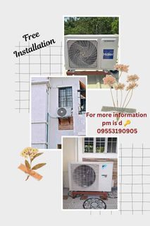 💯% Brand New and Factory sealed unit..Inverter Split Type Aircon w/ Free installation and warranty.