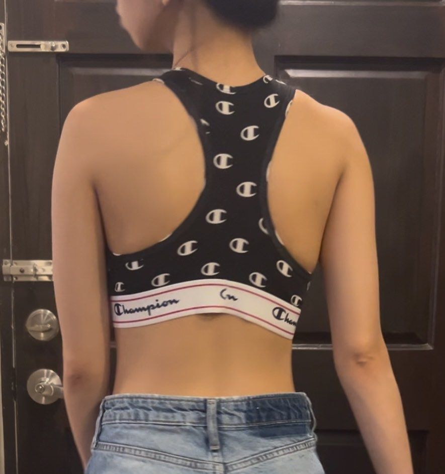 Champion Bralette (Category: Others Tops) located in Manila. Submitted by bbstyle___ (Listing ID 1348549215, Image 2). Description: Not padded Used once .