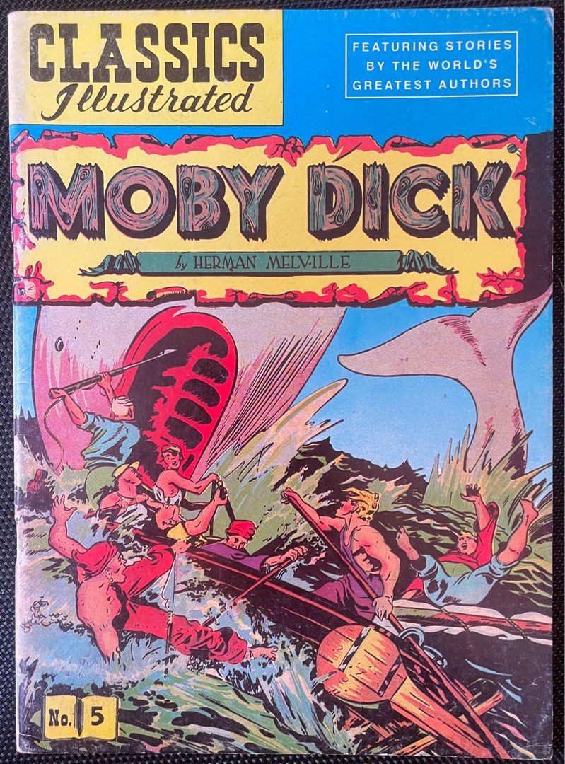 (CLASSICS ILLUSTRATED) MOBY DICK (Herman Melville) (Category: Storybooks) located in Santa Rosa. Submitted by kookybooky (Listing ID 1348505142, Image 1). Description: PRICE IS EXCLUSIVE OF ANY ADDITIONAL PACKAGING & TRANSPORT FEES.