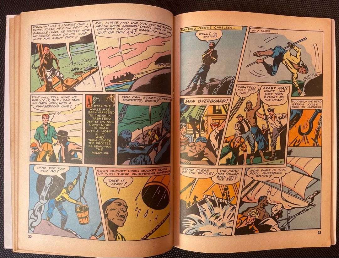 (CLASSICS ILLUSTRATED) MOBY DICK (Herman Melville) (Category: Storybooks) located in Santa Rosa. Submitted by kookybooky (Listing ID 1348505142, Image 2). Description: PRICE IS EXCLUSIVE OF ANY ADDITIONAL PACKAGING & TRANSPORT FEES.