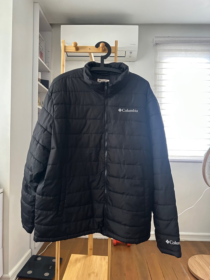 Columbia Men's XL Padded Puffer Jacket Polyester (insulation) black type Vintage Second Hand main image 1
