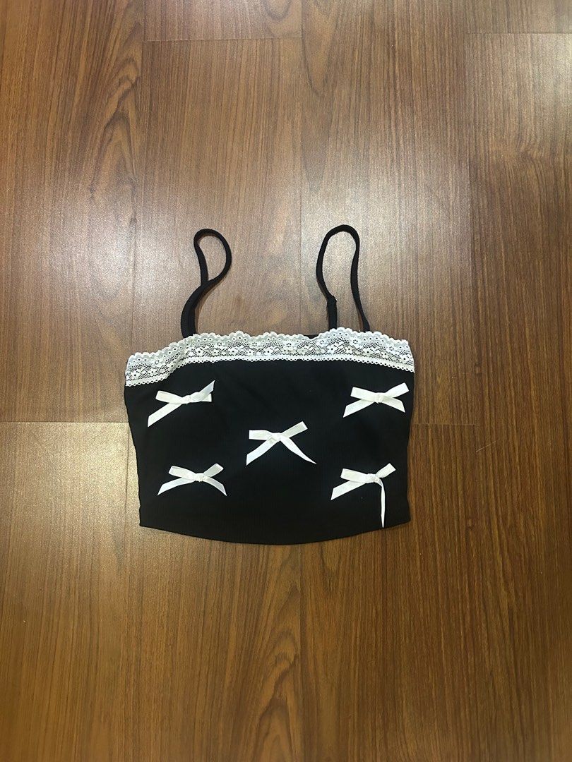 Coquette bow tank top (Category: Others Tops) located in Manila. Submitted by bbstyle___ (Listing ID 1348547969, Image 3). Description: .