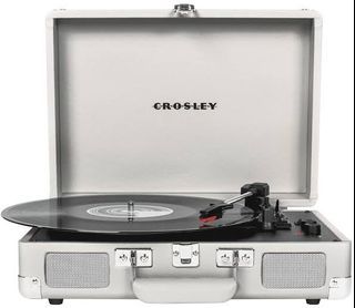 White Crosley Coquette Aesthetic Vinyl Record Player 
