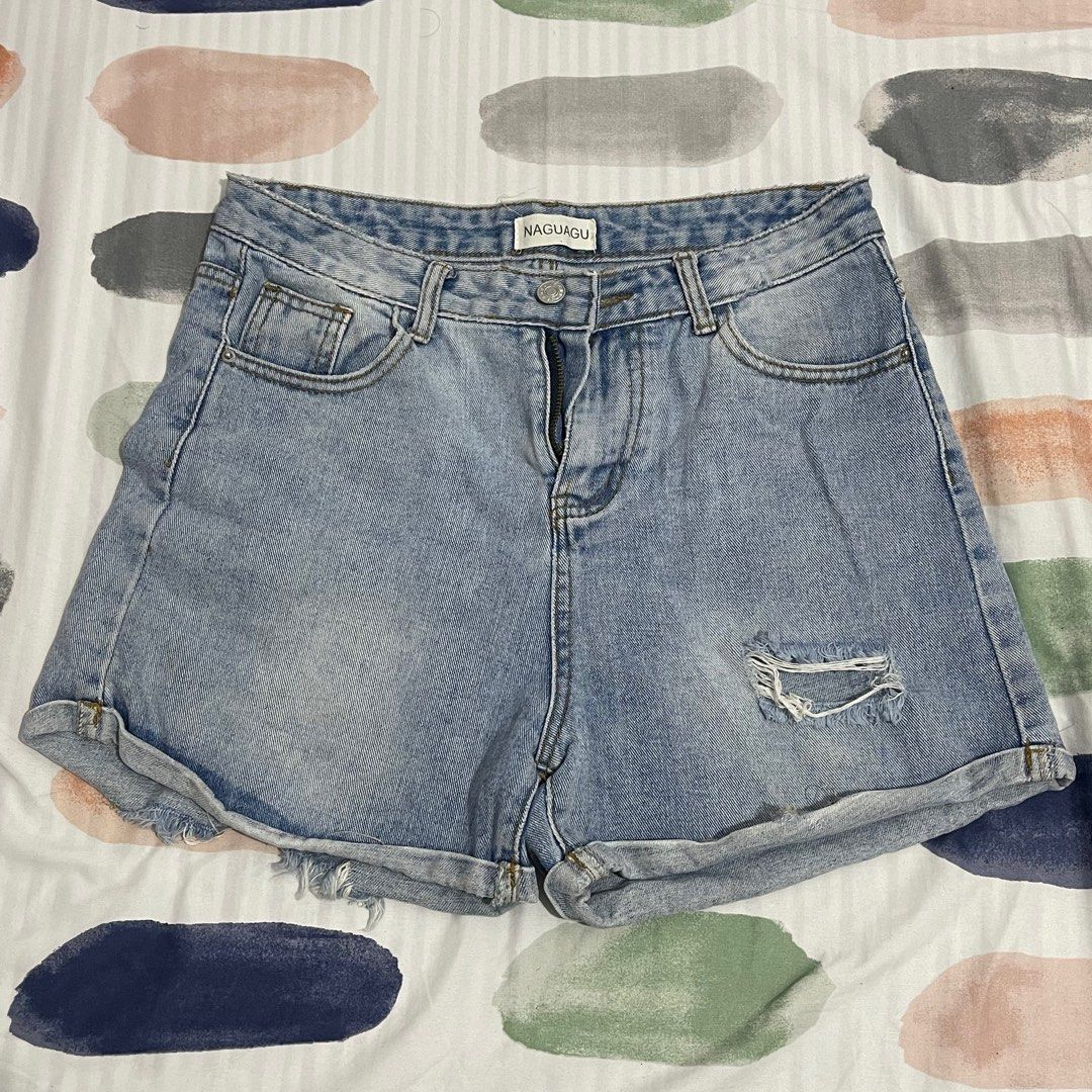 Denim shorts (Category: Shorts) located in Cavite. Submitted by mxdesiree (Listing ID 1348471239, Image 1). Description: 💕💗 pre-loved item 💕💗 * Color: Denim * Size: Large - XL * Can send pictures and videos for more accuracy * MOP: Gcash * MOD: JNT, JRT Express, Lalamove (buyer can book on their own).