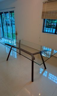 Scandi Solid Oak Wooden 4-seater Dining Table w/ Chairs | Meja Makan 4 ...