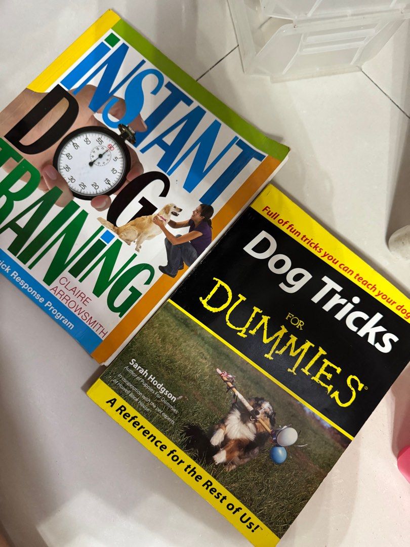 Dog tricks for dummies instant dog training book (Category: Textbooks) located in Manila. Submitted by camshomecollections888 (Listing ID 1348484318, Image 2). Description: Price for both.