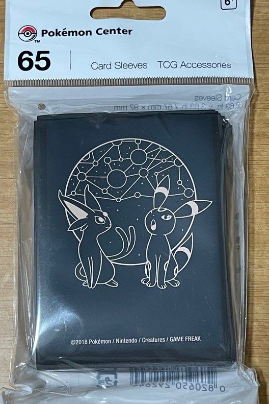 Espeon & Umbreon Starry Constellations Card Sleeves (65), Hobbies & Toys,  Toys & Games on Carousell