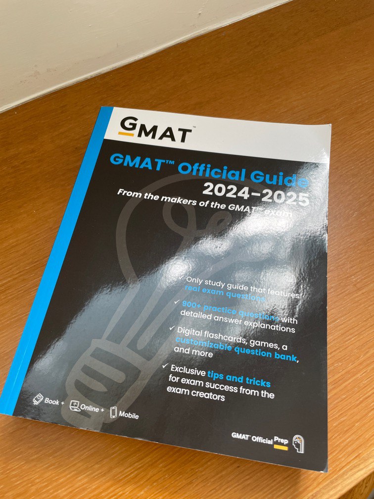 GMAT Official Guide 20242025, 興趣及遊戲, 書本 & 文具, 教科書 Carousell