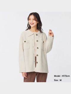 GU 米白毛衣外套64244272449283110