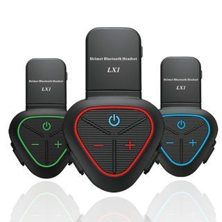 Helmet Walkie Talkie Headset for Motorcycle Intercom, Waterproof, Bluetooth-Compatible 5.3 Wireless Hands-Free Call, Anti-Jamming Headset