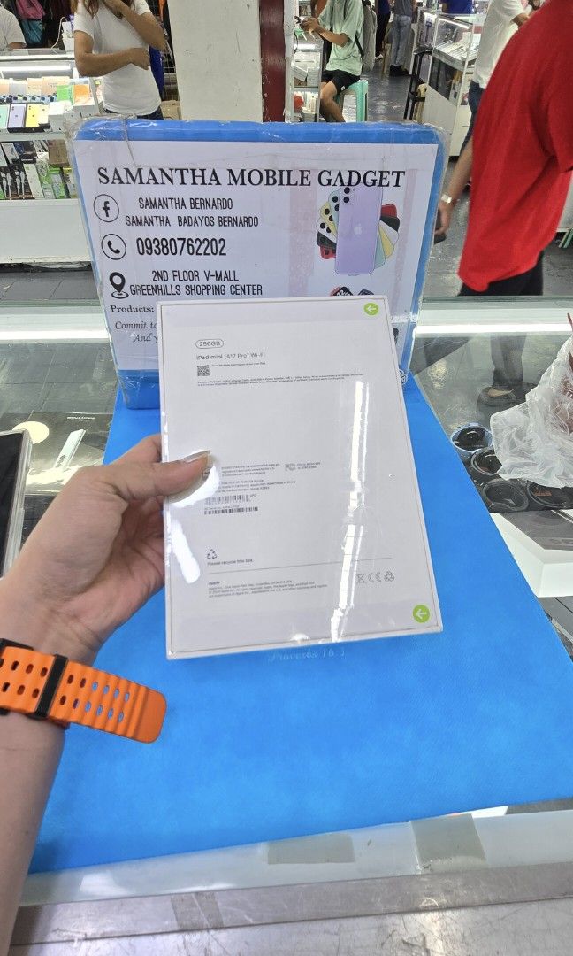 Ipad Mini 7 256gb Wifi Only (Category: iPad) located in Quezon City. Submitted by samanthaga21954 (Listing ID 1348484983, Image 3). Description: Ipad Mini 7 256gb Wifi Only Brandnew Sealed with Warranty Onhand Stock.