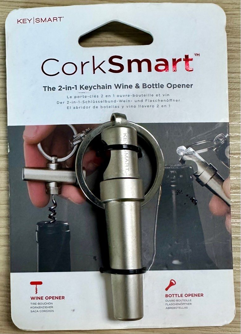 Keysmart | CorkSmart Keychain Wine Bottle Opener (Category: Other Kitchenware & Tableware) located in Quezon City. Submitted by simplysortedph (Listing ID 1348628259, Image 1). Description: .