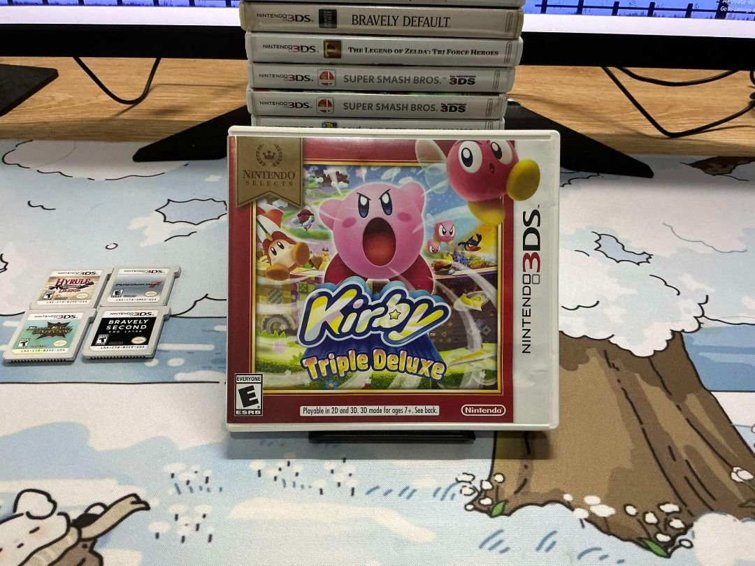 Kirby Triple Deluxe (Category: Nintendo) located in Mandaluyong City. Submitted by haldevar (Listing ID 1348570645, Image 1). Description: Hello! Welcome to Van Gaming, this shop is run by a college student who loves Pokemon, and games in general. All the games here are priced based on Price Charting. Feel free to ask any questions regarding the products you are interested in. Do note that I respond daily but not always instantly since I am a col
