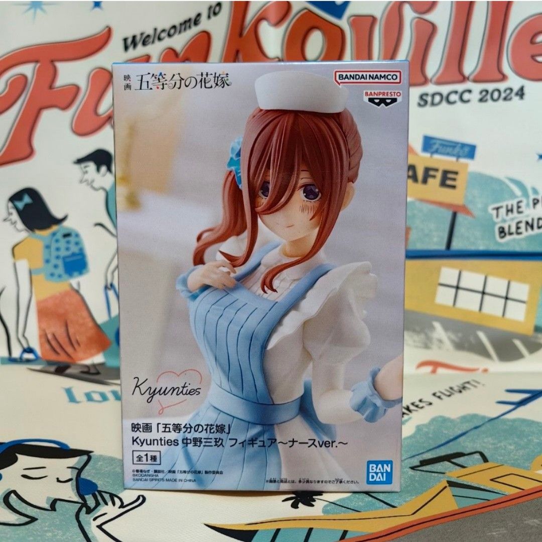 Kyunties Miku Nakano (Nurse Version) (Category: Designer & Blind Box Toys) located in Manila. Submitted by hannahbee1106 (Listing ID 1348613548, Image 1). Description: Brand New Sealed in Box.