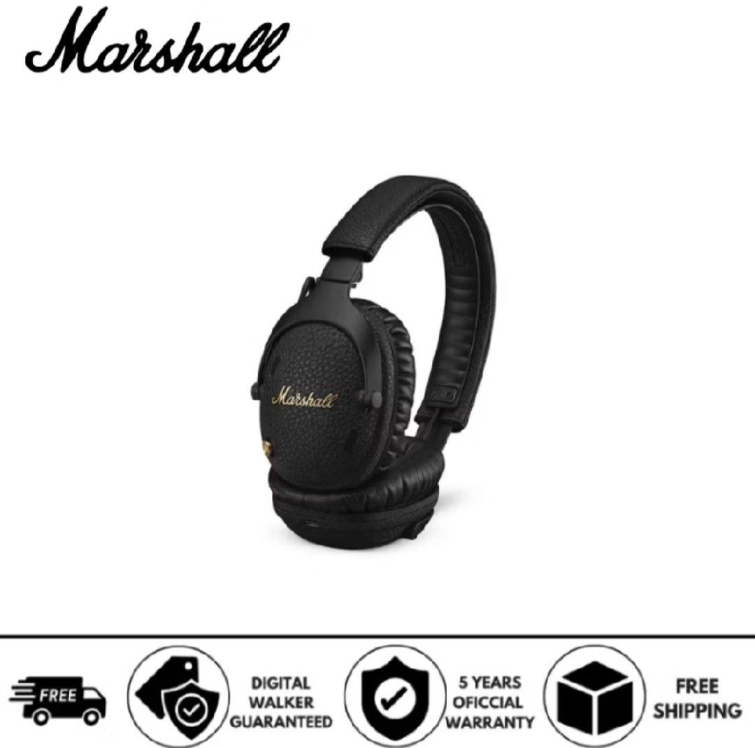 MARSHALL MONITOR BLUETOOTH A.N.C. (Category: Headphones & Headsets) located in Baguio. Submitted by dashoutlet (Listing ID 1348437247, Image 1). Description: MARSHALL MONITOR BLUETOOTH - wireless bluetooth headphones with mic noice cancellation headsets. Main Features: - Multi-directional control knob - 2 mics installed for calls - Ergonomic construction - Collapsible design - 15 mins of charging is 5 hrs of playtime - USB type-C port for chargin