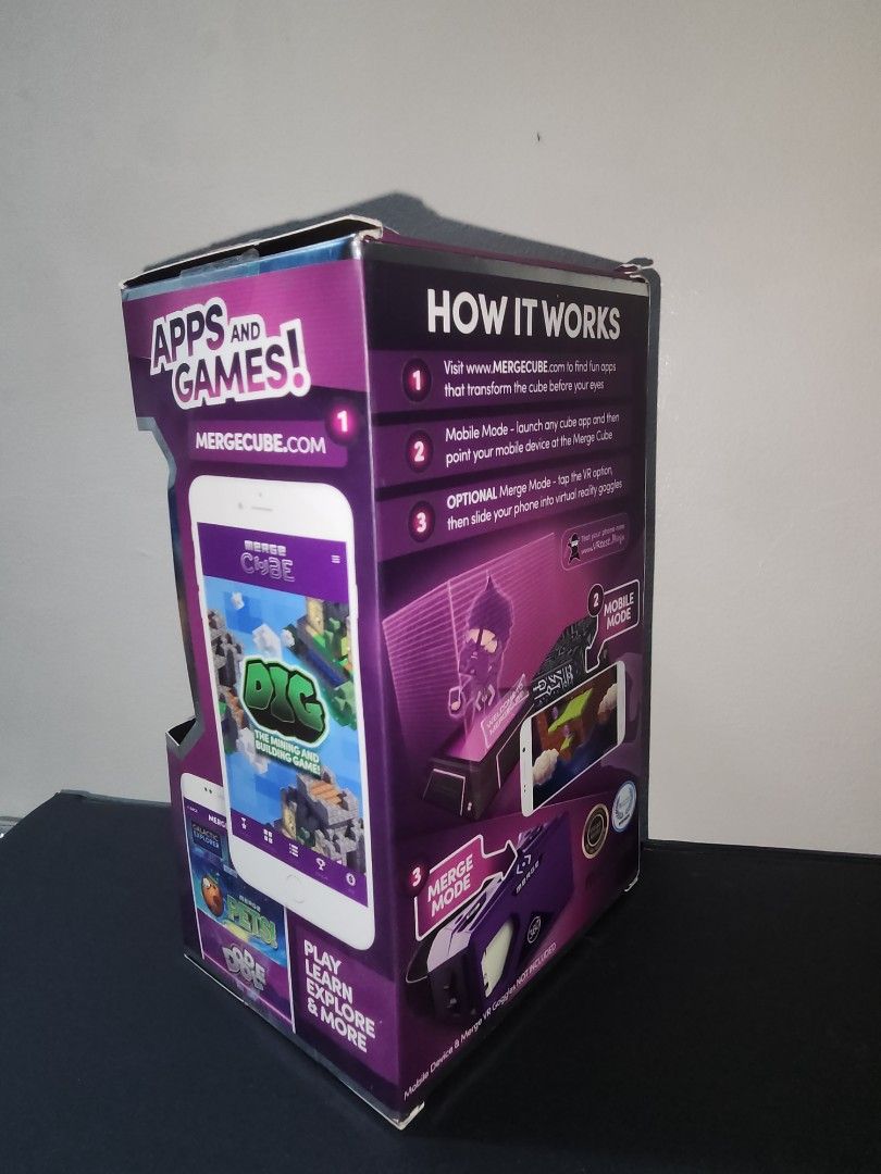 Merge Cube for VR/AR (Category: Virtual Reality) located in Makati City. Submitted by code_blue (Listing ID 1348567055, Image 2). Description: .