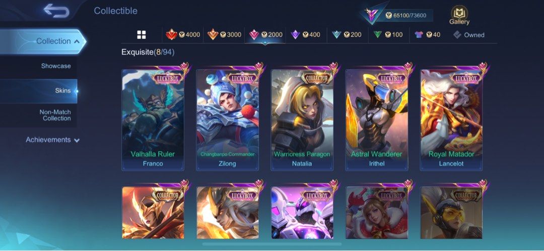 ml account (Category: Game Gift Cards & Accounts) located in Caloocan City. Submitted by kerwinkiwe05281 (Listing ID 1348536683, Image 2). Description: .