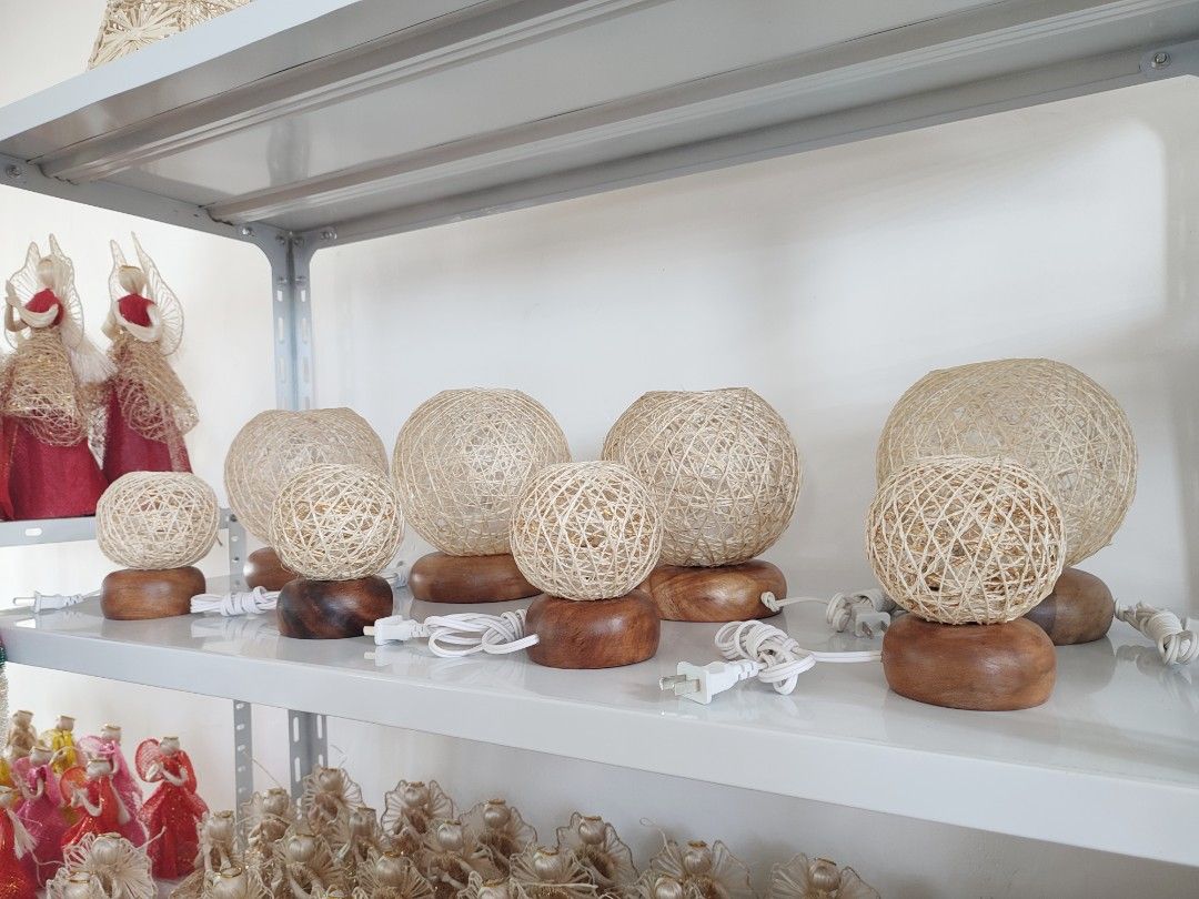 Native Lamp / Abaca Room Lamp (Category: Lighting) located in Lucena. Submitted by jonalynsaro (Listing ID 1348602578, Image 3). Description: 220 4x5 3208x8 Material: wood and abaca 1bulb included.