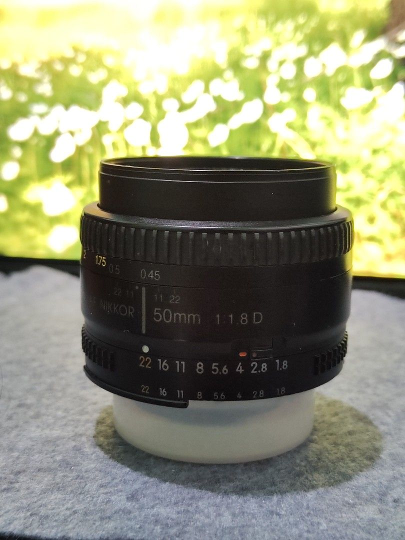 Nikon AF Lens 50mm (Category: Lens & Kits) located in Taguig. Submitted by juliestjuly (Listing ID 1348477176, Image 2). Description: good for portrait photography comes with the original box no lens cover.