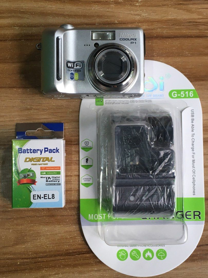 Nikon Coolpix P1 wifi🟥 (Category: Cameras) located in Las Pinas. Submitted by film101 (Listing ID 1348450615, Image 2). Description: Nikon P1 wifi🟩 Advanced camera ❤️ Came from canada Inclusion💘💕 New battery 980mah New Replacement clip charger 2gb sd card Straps Stickers Condition of camera Lens is clean All buttons functioning Shutter working Flash working Zoom working No lcd burn Dial working No return no exchange / nor refund in case of Da