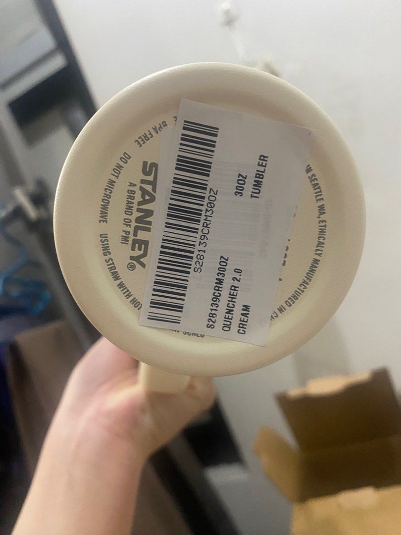 Original Stanley 30oz flow state tumbler (cream) (Category: Everything Else Others) located in Makati City. Submitted by bebangscloset (Listing ID 1348569571, Image 2). Description: Acquired as a gift. Brand new with box..