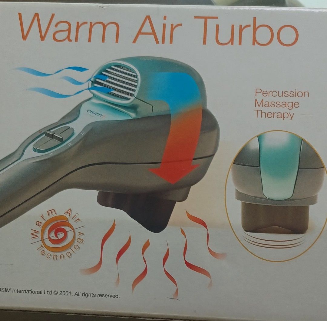 OSIM WARM AIR TURBO SOOTHING HEAT MASSAGE THERAPHY, Health