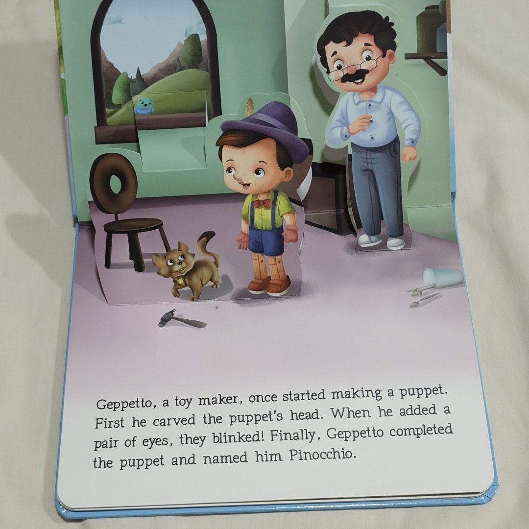 Pinocchio pop-up book (Category: Children's Books) located in Makati City. Submitted by ggreatfindsph (Listing ID 1348590144, Image 2). Description: Pinocchio (pop-up book) 150.00 Comment 'Mine' or 'M' to order 2 days reservation only Shipping every weekend 📍 Taguig City 💸 Gcash / Bank Transfer 📦 J&T / LBC / Lalamove.
