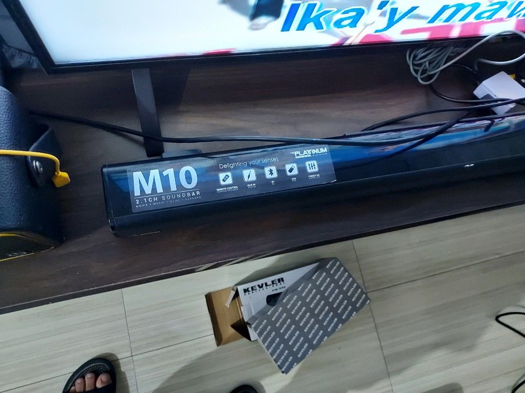 Platinum sound bar (Category: Soundbars, Speakers & Amplifiers) located in Cainta. Submitted by ronaldchico12 (Listing ID 1348510423, Image 2). Description: 80 watts Good sound Good for videoke.