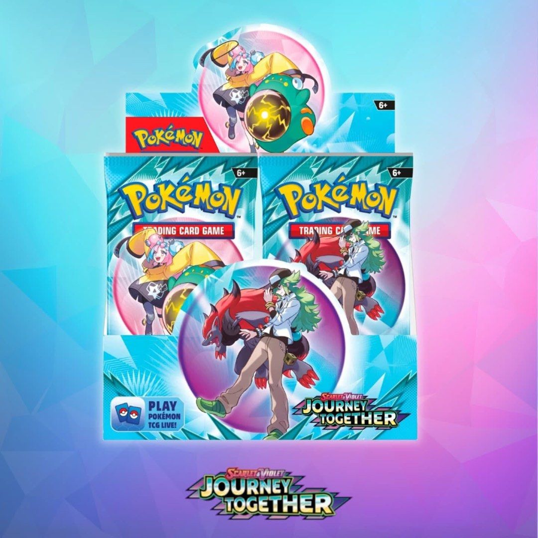 pokemon scarlet and violet journey together booster box pre order Journey Together Scarlet & Violet Pokemon Booster Bundle